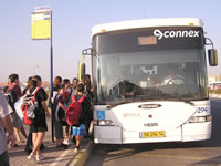 שיפור השירות של חברת קונקס (Veolia Transportation) במודיעין