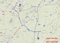 גדר הפרדה בכביש 383 - כביש אדום ומסוכן