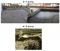 צרפתי גרדן - בניינים 3/4 - הפרדת בטון במרפסת התלויה