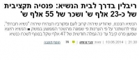 אדוני הנשיא, ראובן ריבלין - ותר על משכורתך