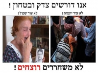 נגד שחרור מחבלים 