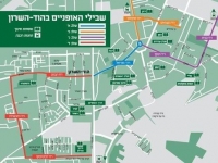 שבילי האופניים בהוד השרון