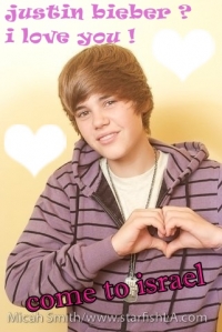 Justin Bieber to Israel
