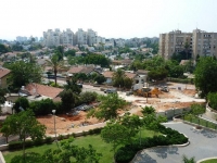 הקמת גינת משחקים לילדי רחוב האגוז בקרית אונו